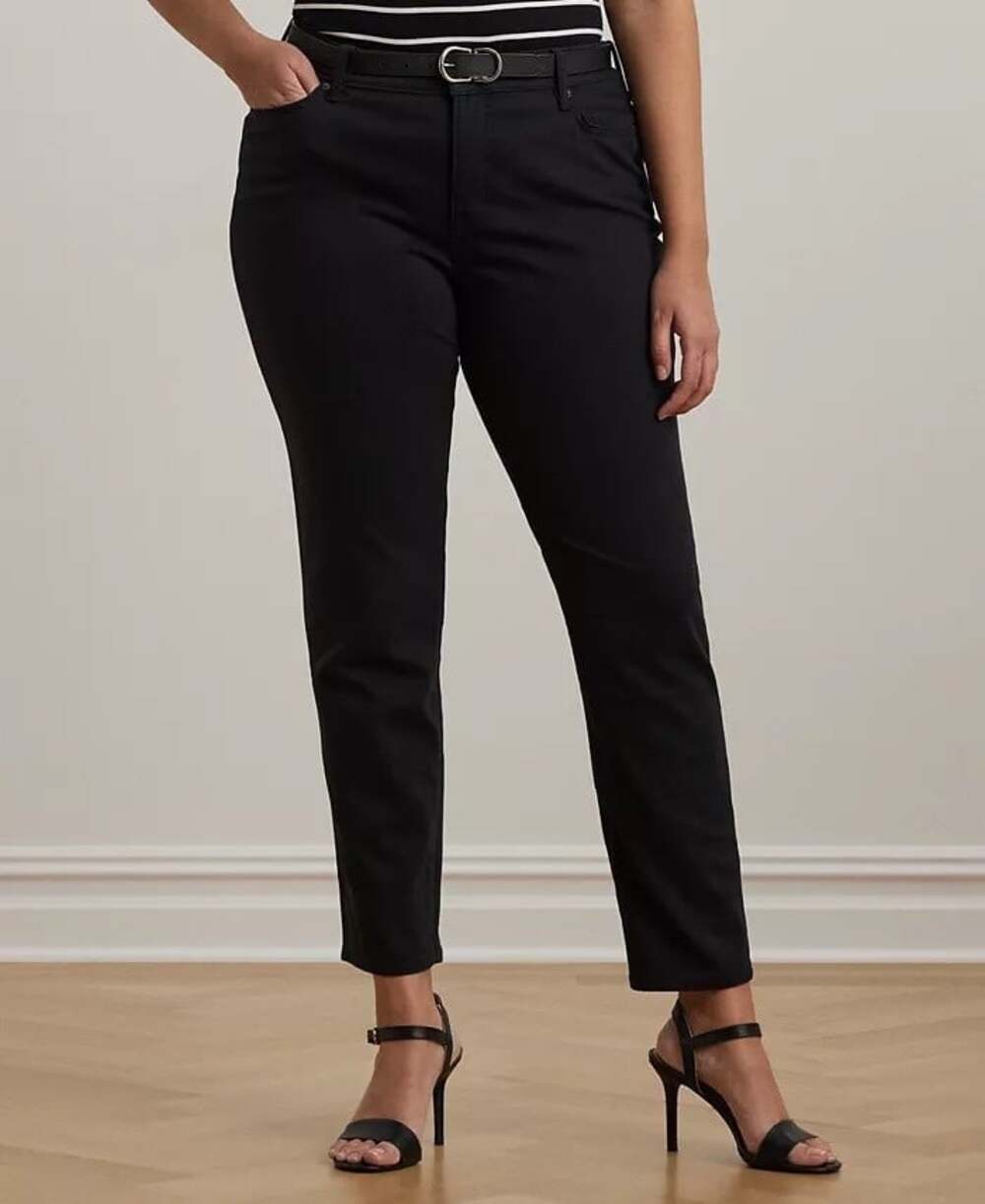 Vintage Lauren Jeans Co Ralph Lauren Jeans Womens 22W Plus Black Denim Straight